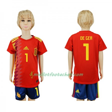 Maillot Espagne De Gea 1 Enfant Domicile Coupe du monde 2018